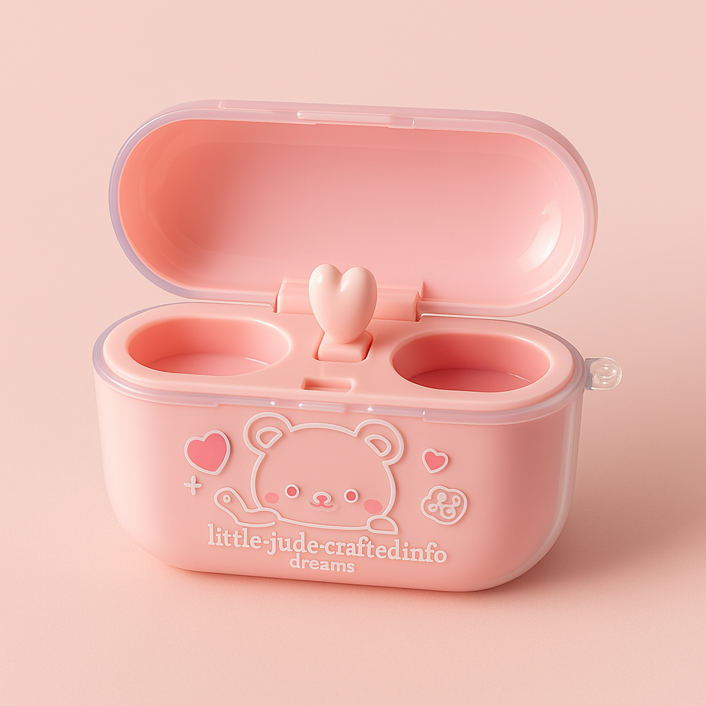 Earbuds lipstick Double Lip Gloss Mirror Finish Nude Color Korean Lipstick Matte Non-Stick