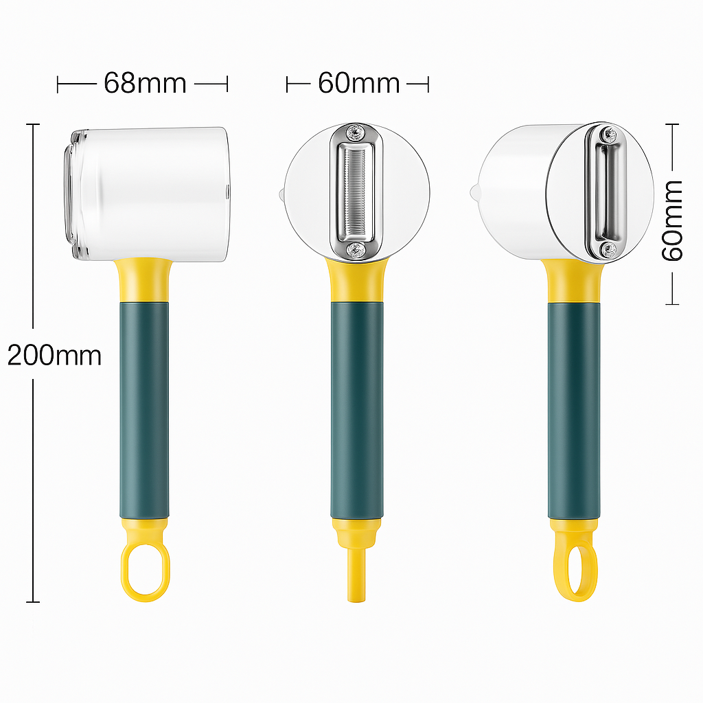 Kitchen Vegetable and Fruit Peeler | Peeling Knife with Storage Container, 1 Pack
