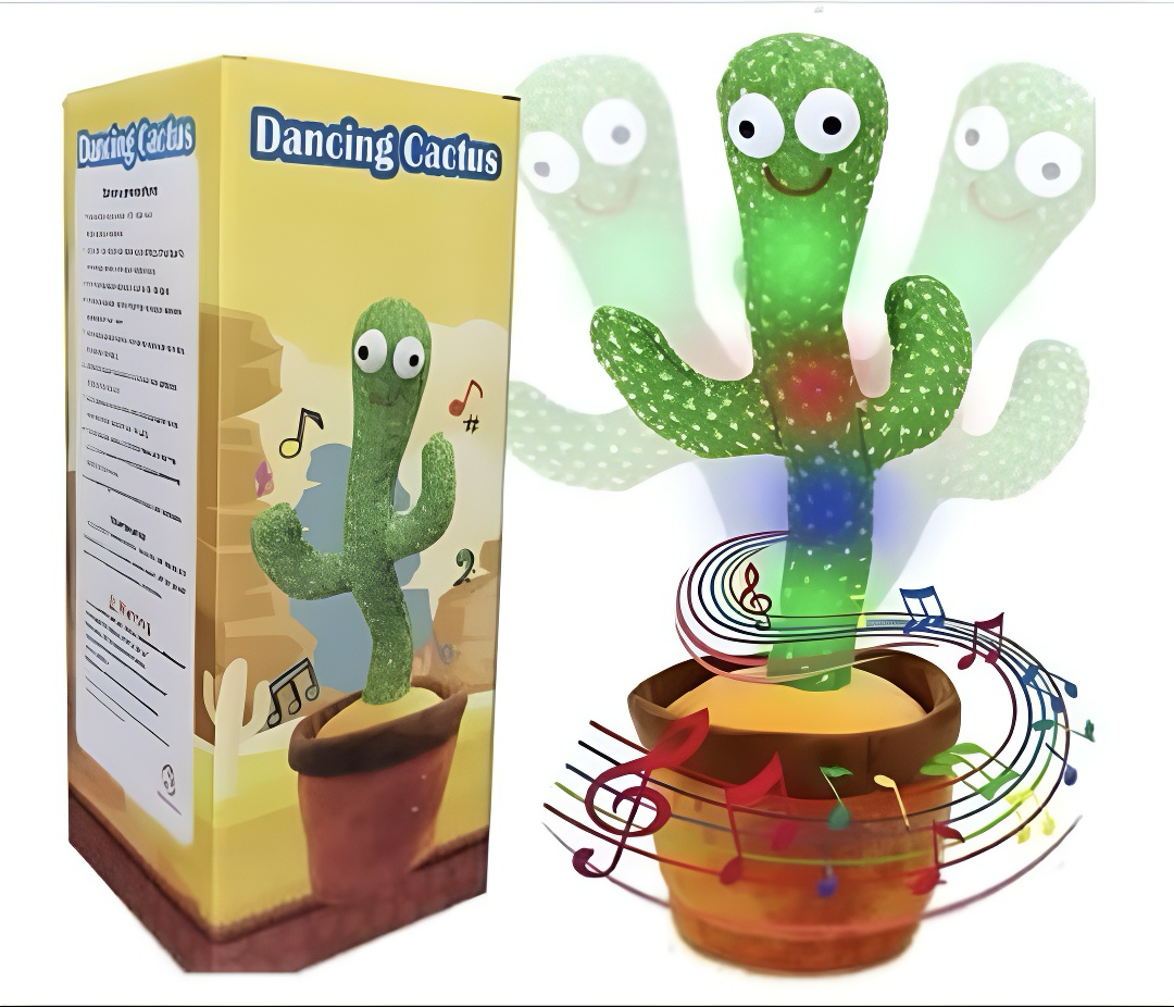 Dancing Cactus Talking Toy, Rechargeable Toy