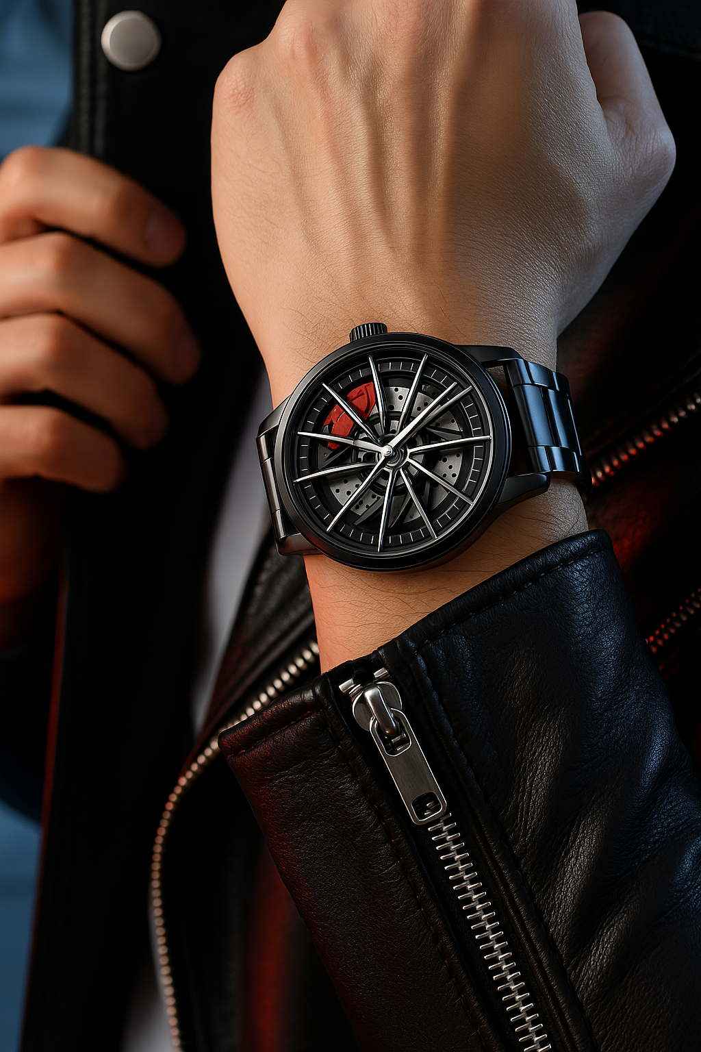Stereoscopic Car Wheel Watch