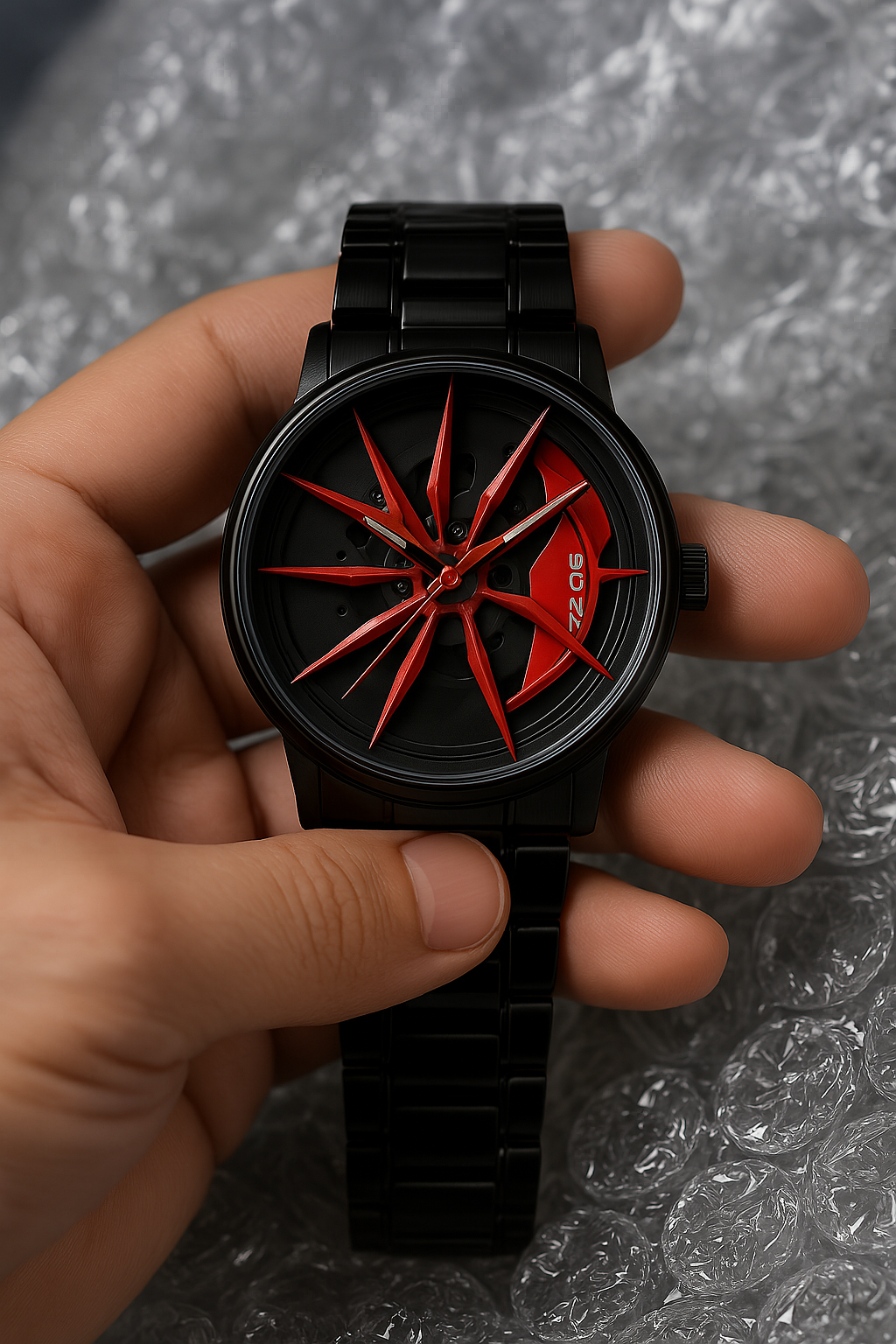Stereoscopic Car Wheel Watch