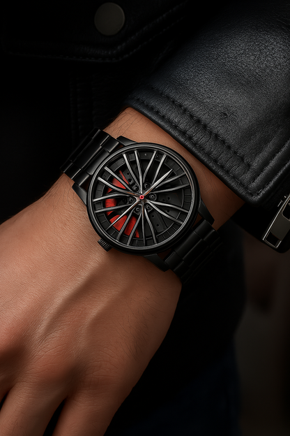 Stereoscopic Car Wheel Watch