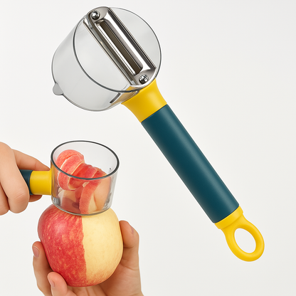 Kitchen Vegetable and Fruit Peeler | Peeling Knife with Storage Container, 1 Pack