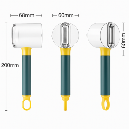 Kitchen Vegetable and Fruit Peeler | Peeling Knife with Storage Container, 1 Pack