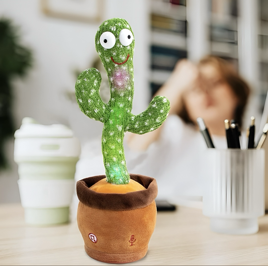 Dancing Cactus Talking Toy, Rechargeable Toy