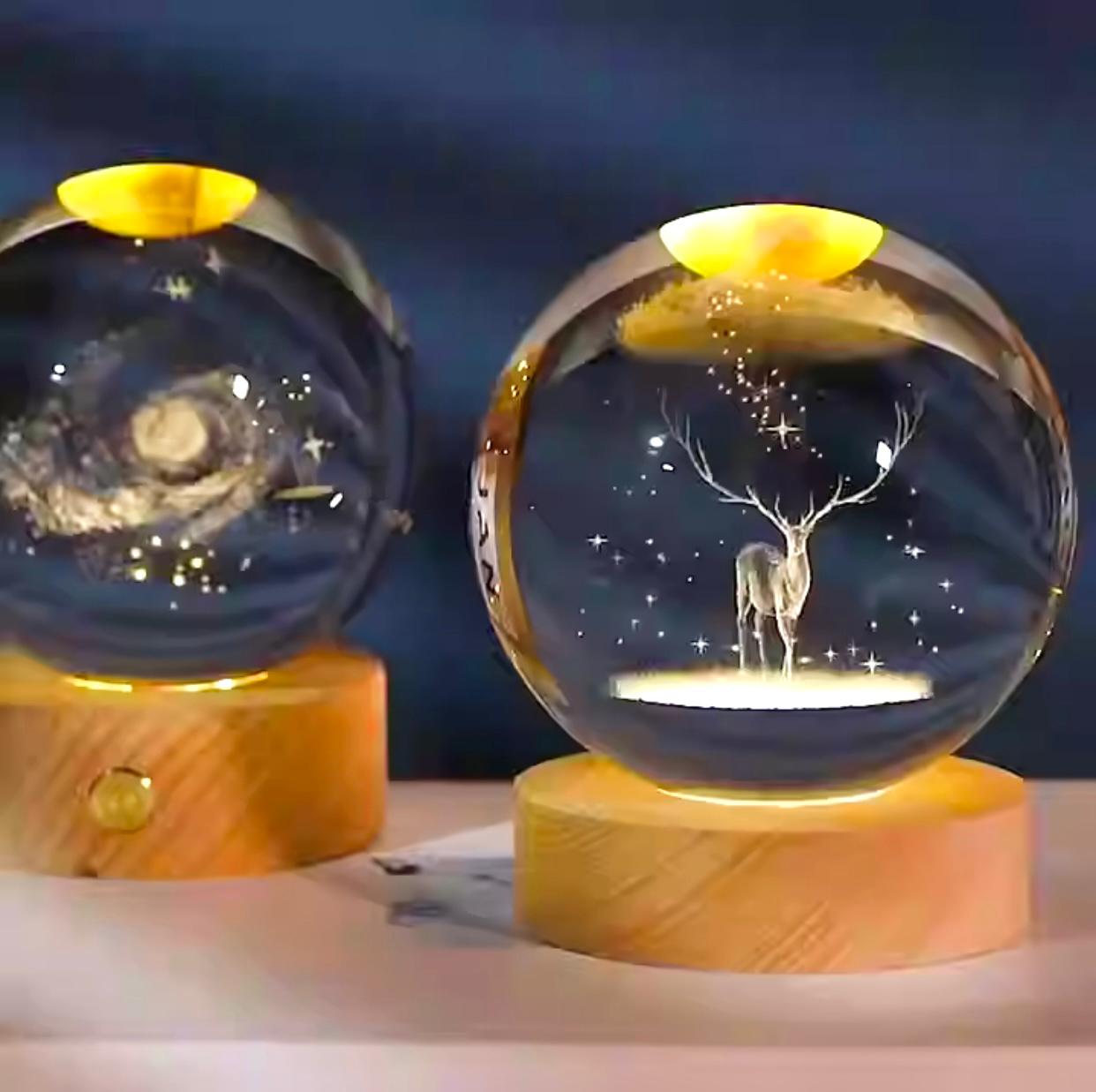 Whimsical 3D Deer LED Night Lamp